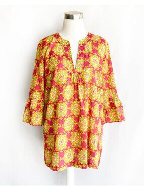J. Crew Cotton Tunic with Vibrant Print